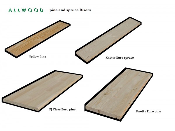 Softwood 36" - 42" - 48" Risers